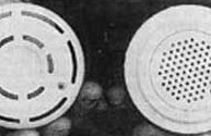 Newer drain cover on the right has smaller holes, less risk.